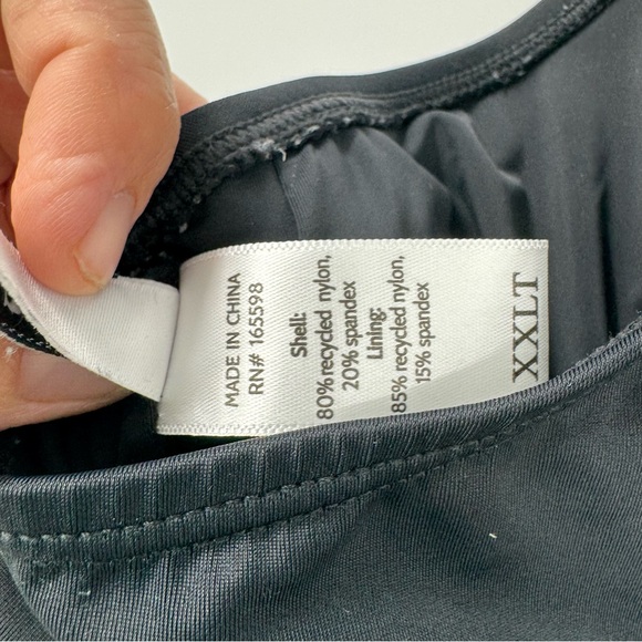 Andie Swim The Medium Coverage Mykonos One Piece Black Swimsuit Size XXLT - Picture 5 of 8